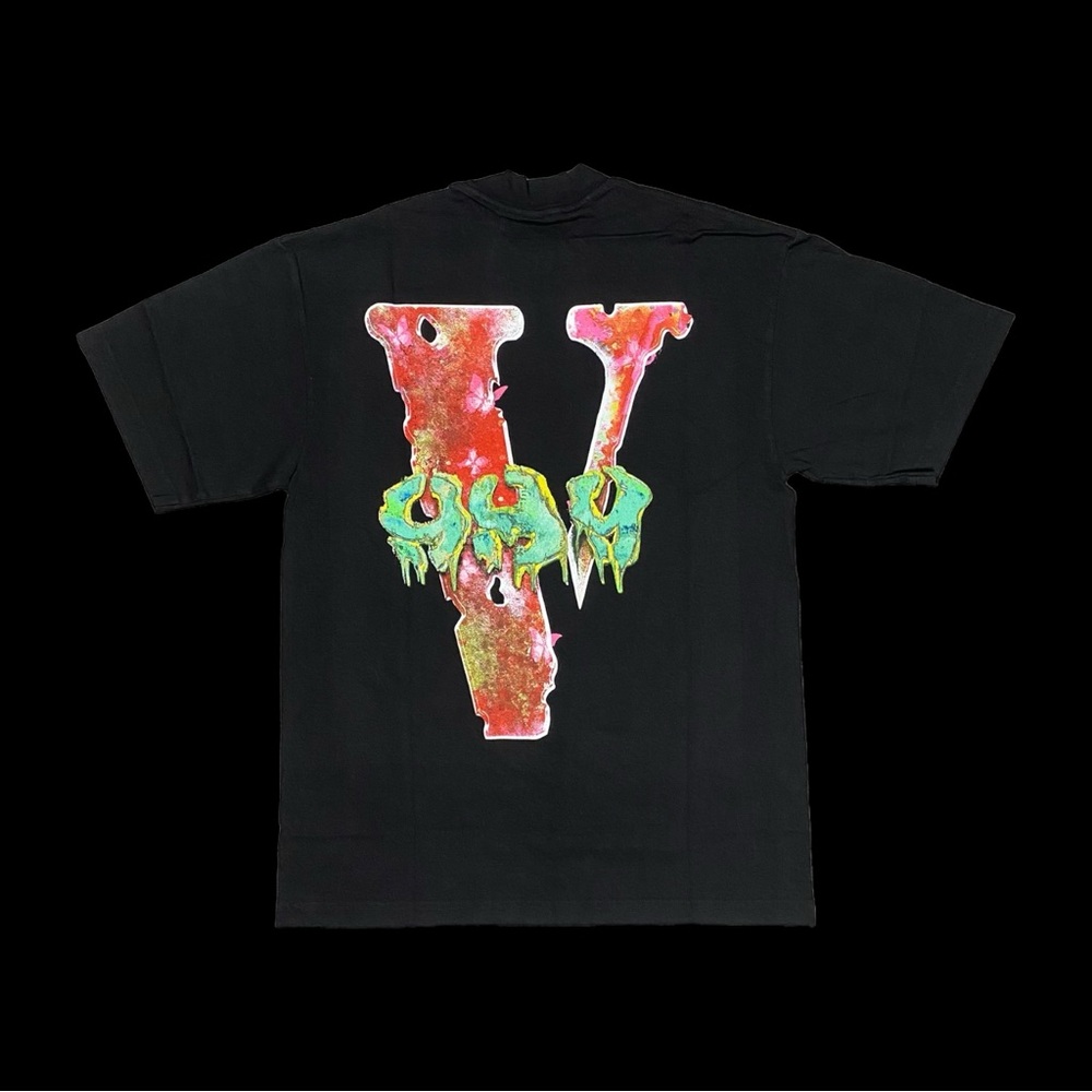 Vlone x Juice Wrld Fighting Demons 999 Tee - Picture 2 of 5